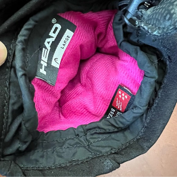 Head Ski Snow Winter Gloves Women’s Black Large winter mittens hike, ski, snow - Picture 9 of 14